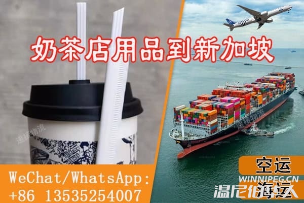 新加坡奶茶店用品进口：空运与海运的策略选择及物流解决方案